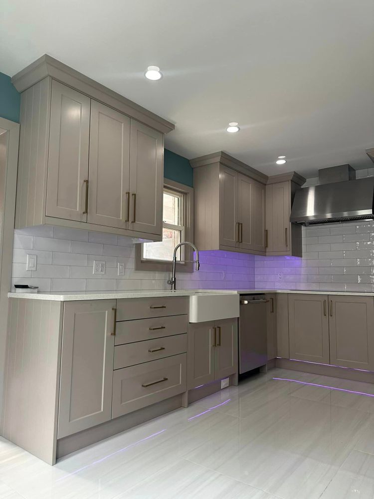 Transform your kitchen into a functional and stylish space with our expert renovation service. From updated cabinets to modern appliances, we'll bring your dream kitchen to life with quality craftsmanship. for Ramos Pro Painting & Construction in East Rockaway, 	New York