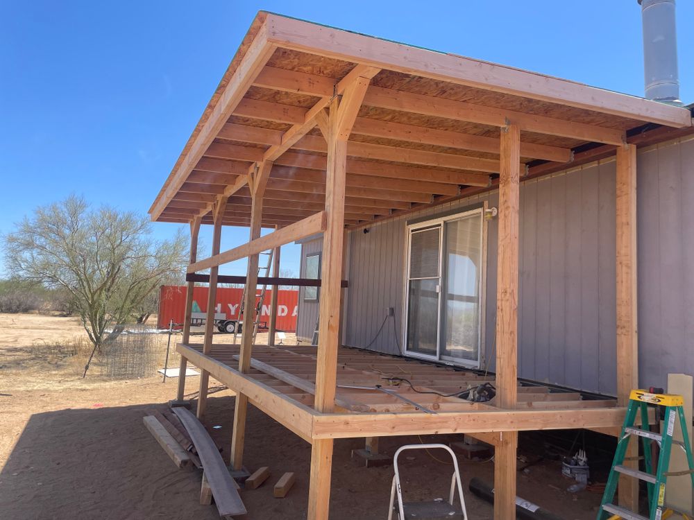 Deck builds for Arizona Home and Yard Solutions LLC in Vail, AZ