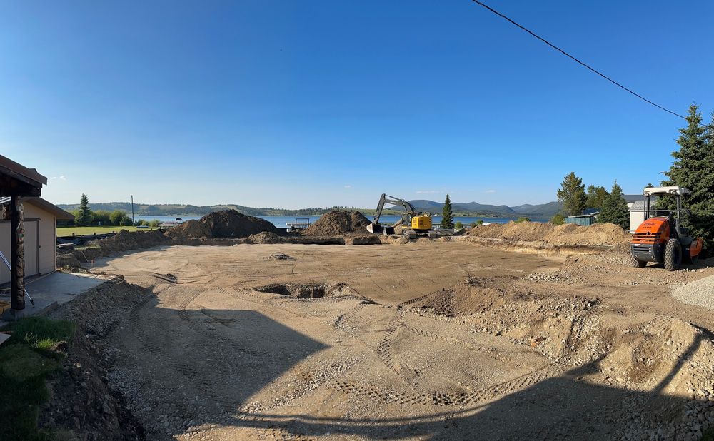 Dirt Work for R&H Homes in Bozeman, MT