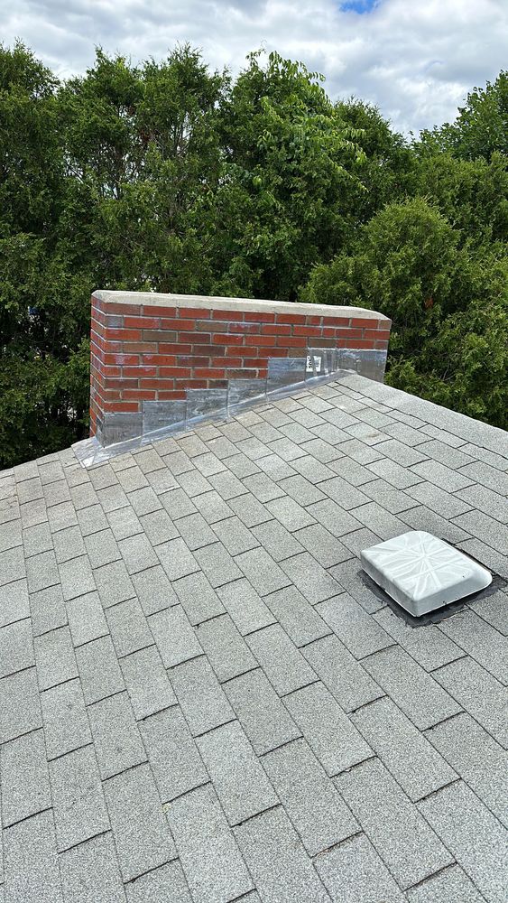 Chimney photos from restoration to new builds for All For U Roofing & Masonry in Boston, MA