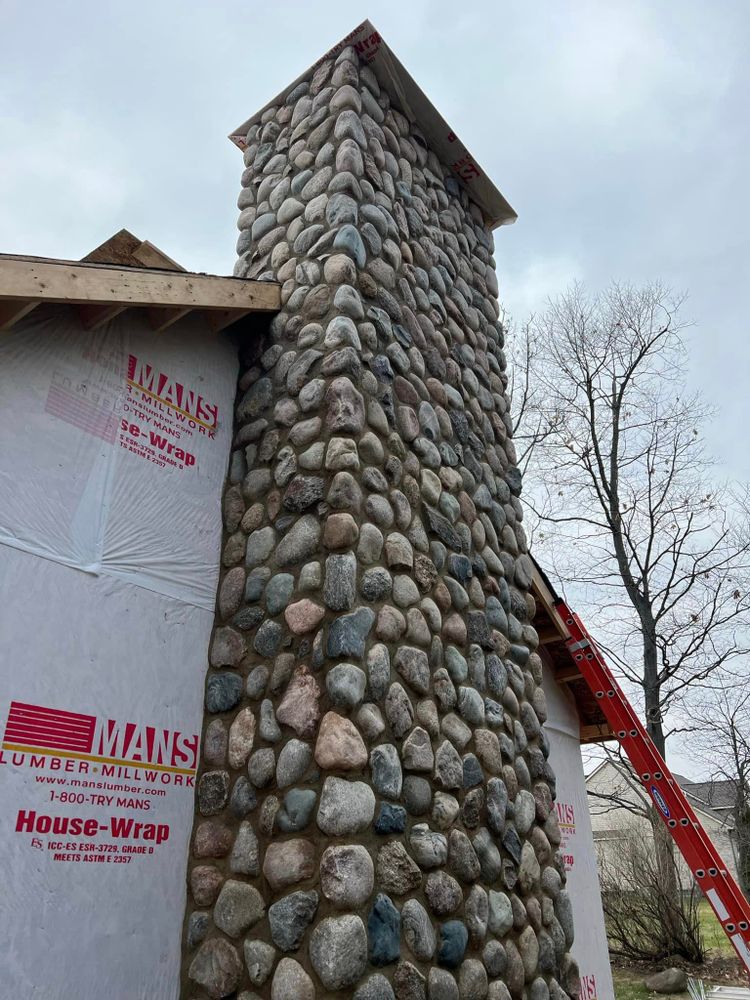 Our Chimney Repairs service ensures your chimney is safe and functional, providing expert masonry repairs to protect your home from water damage and maintain optimal efficiency. Contact us today. for New Era Masonry And Cement in Detroit, MI