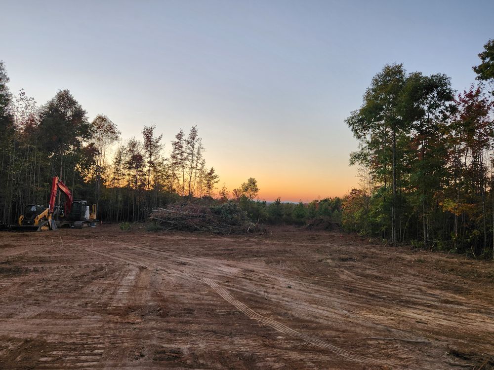 Clearing for C.A. Sherry Land Improvement, LLC. in Louisa, VA