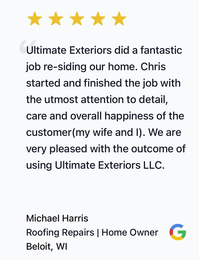 All Photos for Ultimate Exteriors in Beloit, WI