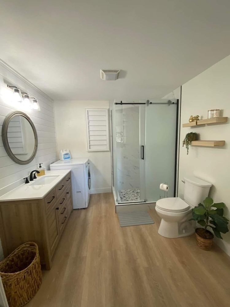 Our Bathroom Renovation service offers homeowners a professional and efficient solution to transform their bathroom with high-quality materials, skilled craftsmanship, and personalized designs tailored to their preferences. for U.S Custom Builders in Athol , ID