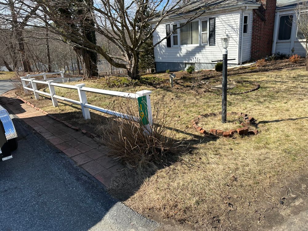 Prepare your yard for the winter with our Fall Clean up service! Our experienced team will clear leaves, trim trees and shrubs, and ensure your outdoor space is tidy and ready for the colder months. for Garduno Landscaping LLC in Cumberland, RI