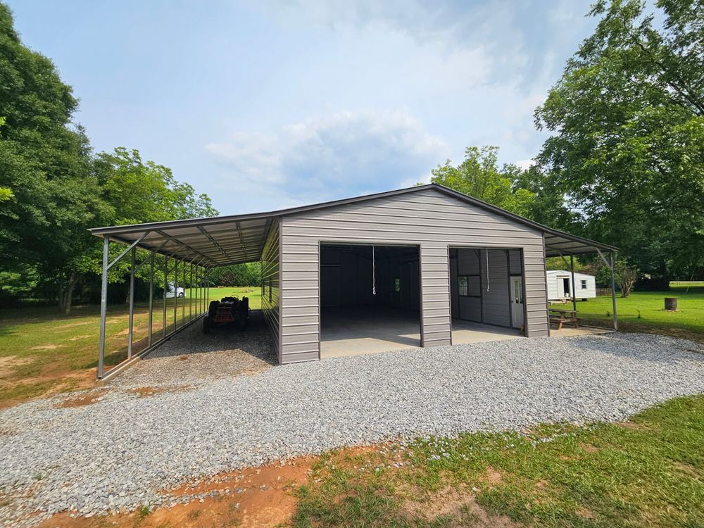 Our METAL BUILDINGS service offers homeowners durable, customizable structures that blend seamlessly with your property. Enjoy quick installation, energy efficiency, and low maintenance for versatile spaces tailored to your unique needs. for HAYS Property Services in Jefferson, GA
