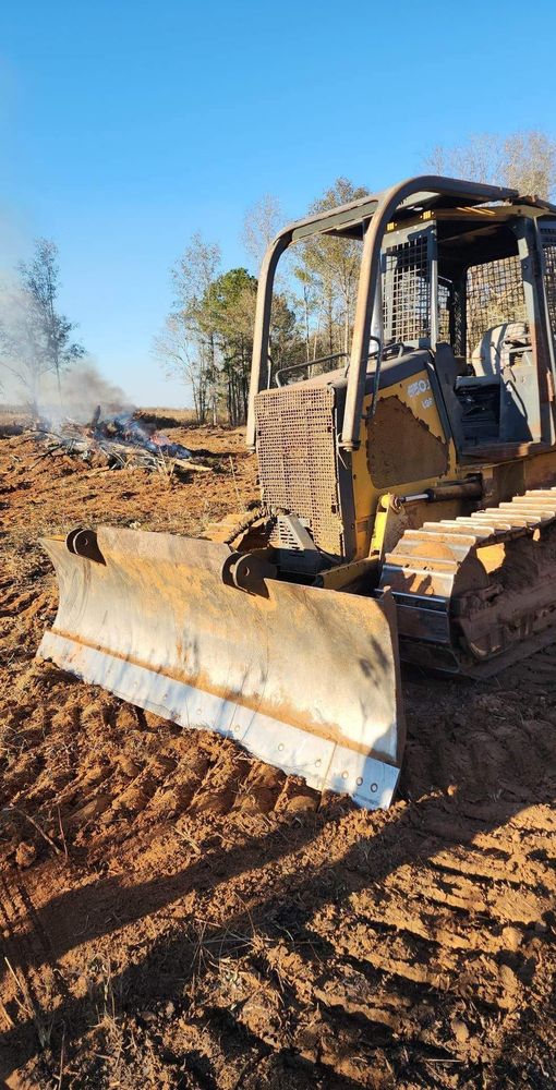 Land Clearing for Parker's Grading Services in Cleveland, GA