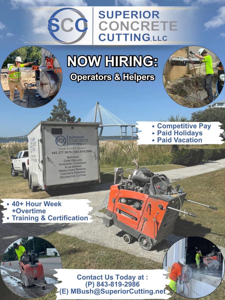 All Photos for Superior Concrete Cutting LLC in Charleston, SC