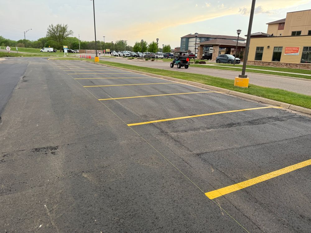 All Photos for Midwest Line Striping LLC in Spirit Lake, IA