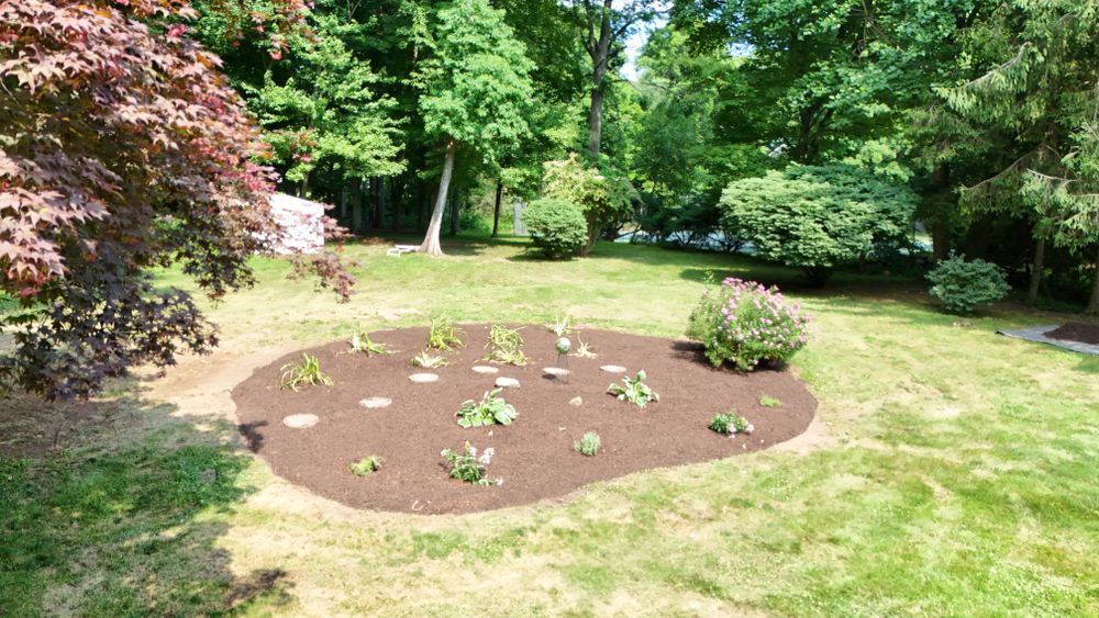 Landscape & Bed Design for Ace Landscaping in Trumbull, CT