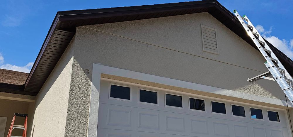 Enhance your home's exterior with our soffit services, offering improved ventilation and protection. Our expert installation ensures durability while seamlessly blending with your screen enclosure for a polished and functional look. for All Pro Screen in Central Florida, FL