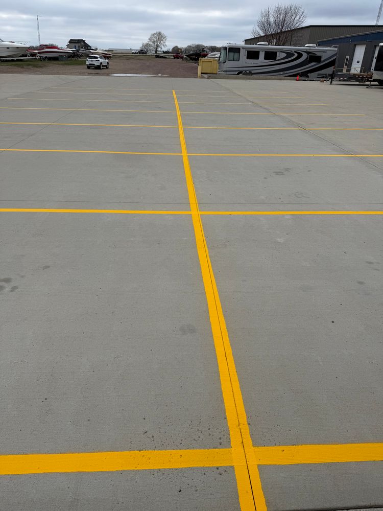 All Photos for Midwest Line Striping LLC in Spirit Lake, IA