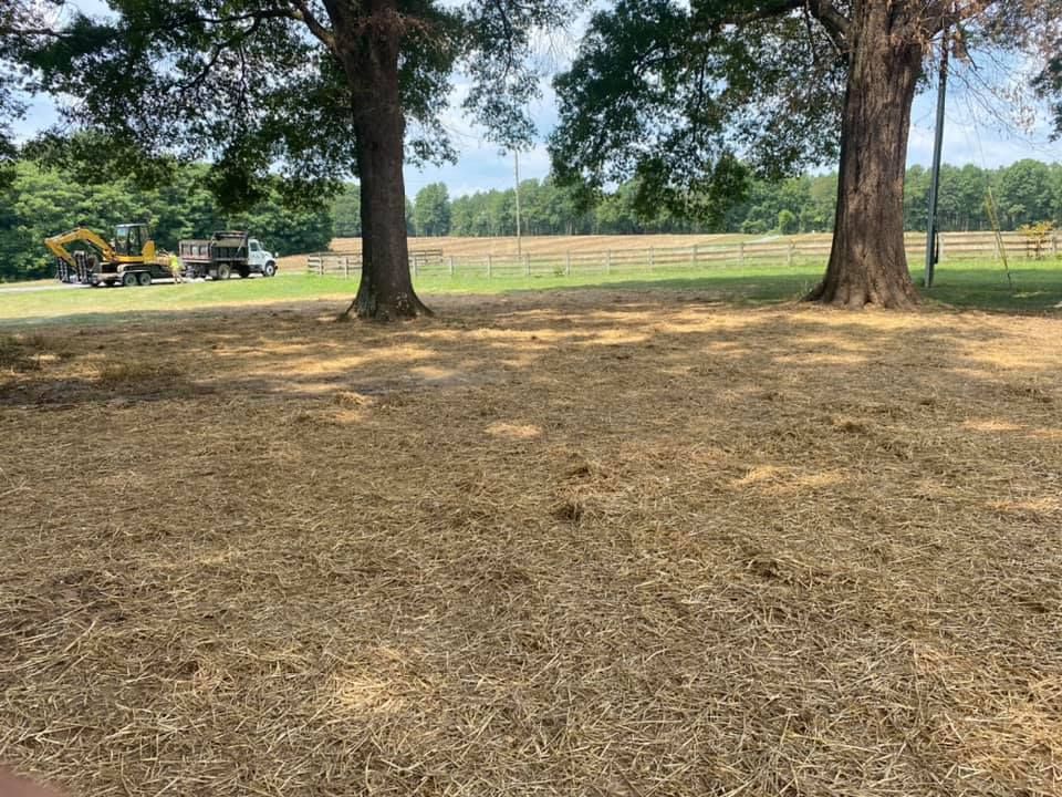 Our Forestry Mulching service efficiently clears overgrown land, turning unwanted vegetation into beneficial mulch. Ideal for site preparation and enhancing property aesthetics, this eco-friendly solution preserves topsoil and supports healthy regrowth. for Riverside General Contracting in Cartersville, VA