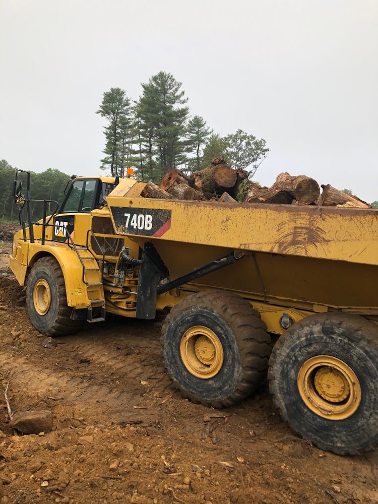 Land Clearing & Yard Expansion for Wagex Corp in Wilmington, MA