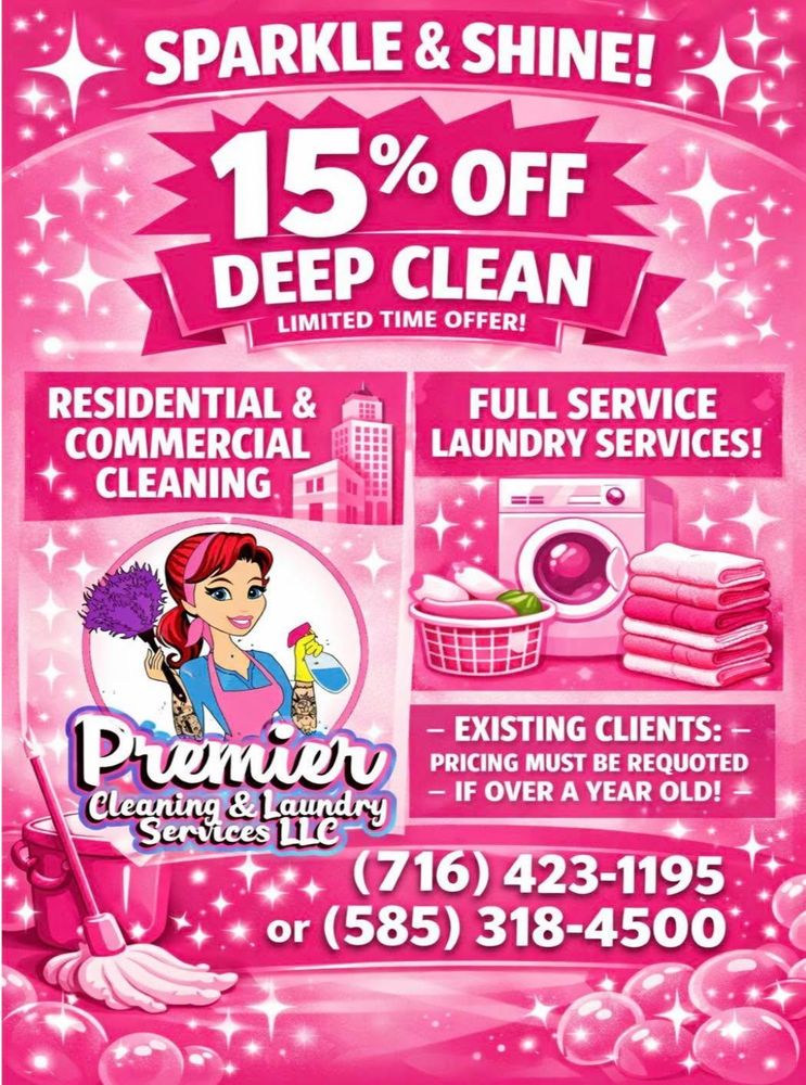 All Photos for Premier Cleaning & Laundry Services, LLC in Medina, NY
