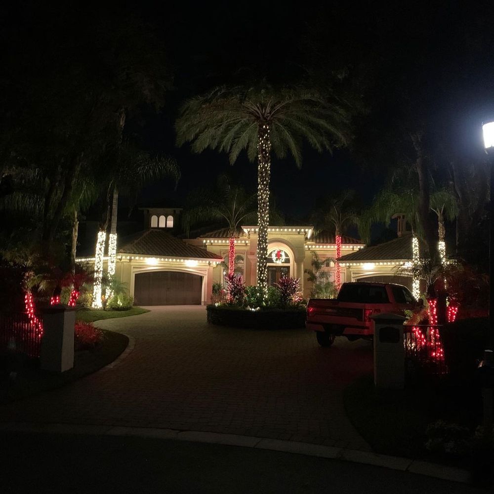 Christmas Light Installation for Coastal Lighting in Ponte Vedra, FL