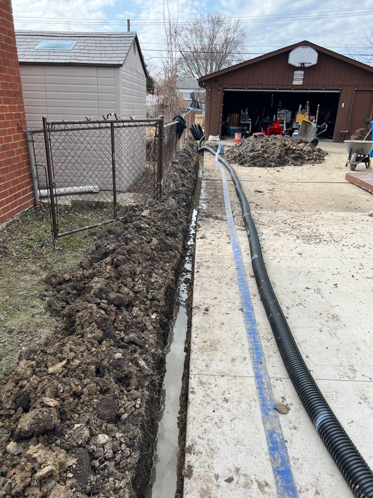 Drainage Systems for Alltimate Outdoor Services in Warren, MI
