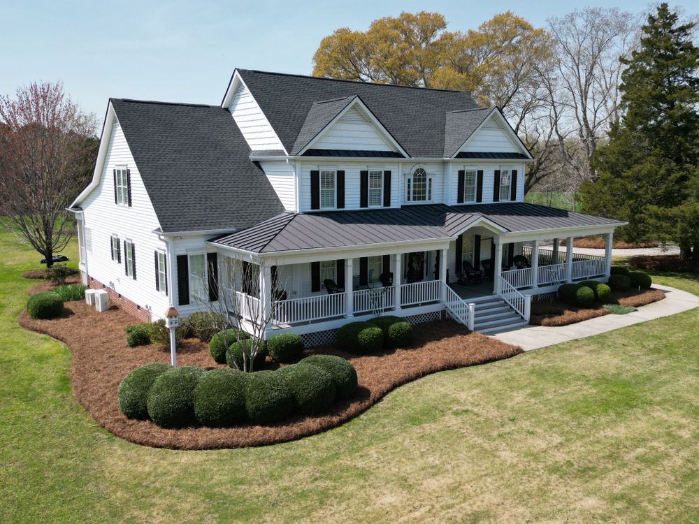 Green Works Landscaping provides professional pine straw installation to enhance curb appeal, retain moisture, and protect your landscape beds. We use premium materials and reliable, detail-focused service for a clean, polished look. for Green Works Landscaping in Clayton, NC