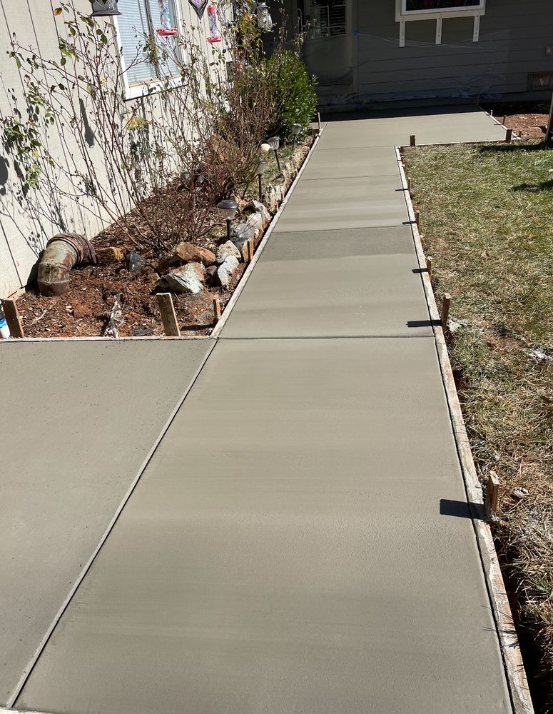 CONCRETE  for Home Hardening Solutions Inc. in Nevada County, CA