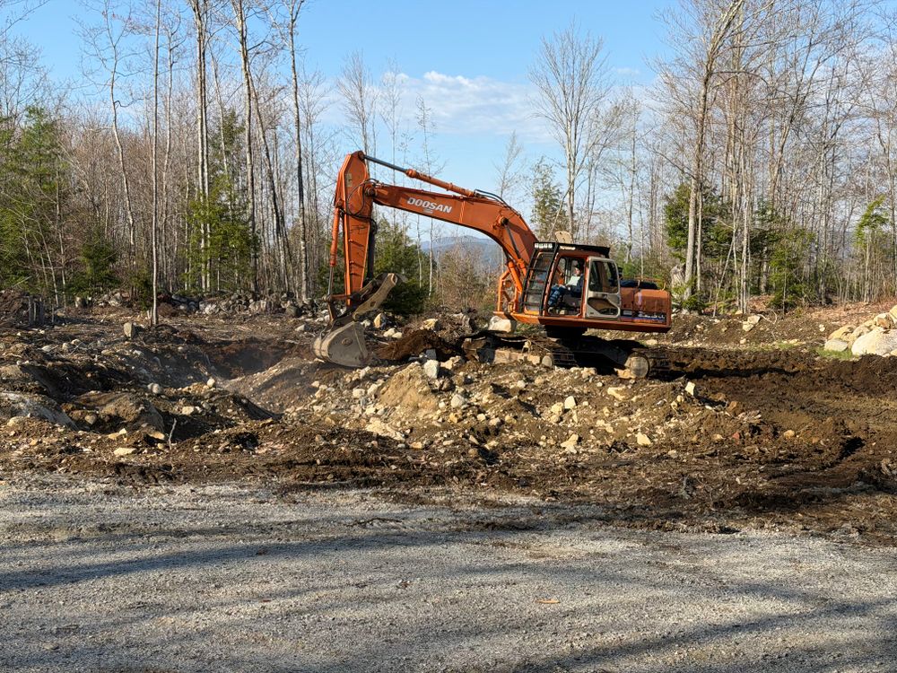 Lot Clearing for AFH Earthworks in Madison, NH
