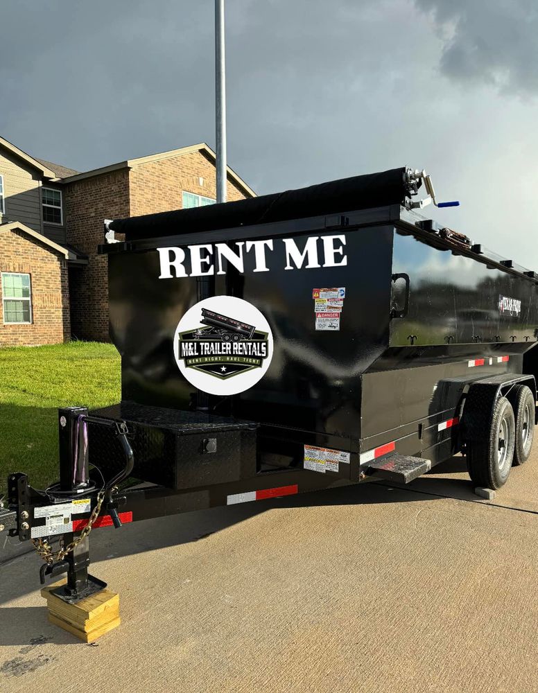 Our Self Service Rental allows homeowners to conveniently rent and return trailers with minimal assistance. Here is how: 
- Book online or give us a call
- Provide a valid driver's license or any form of identification card
- Proof of auto insurance of the towing vehicle
- 50% deposit for M&L Trailer Rentals in Houston, TX