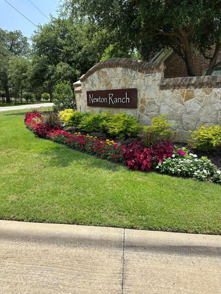 Seasonal color changes for Guerrero's Landscape in Fort Worth,  TX