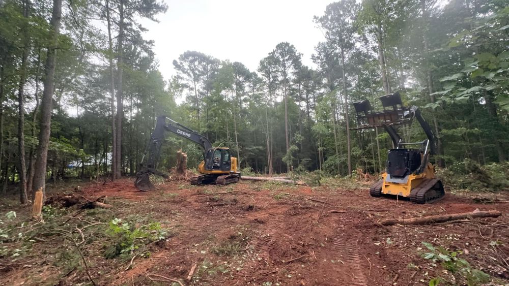 Our Forestry Mulching service efficiently clears overgrown land by shredding vegetation into mulch, improving landscape health and aesthetics while eliminating the need for burning or hauling debris away. for Veteran Land Management in Greenwood, SC
