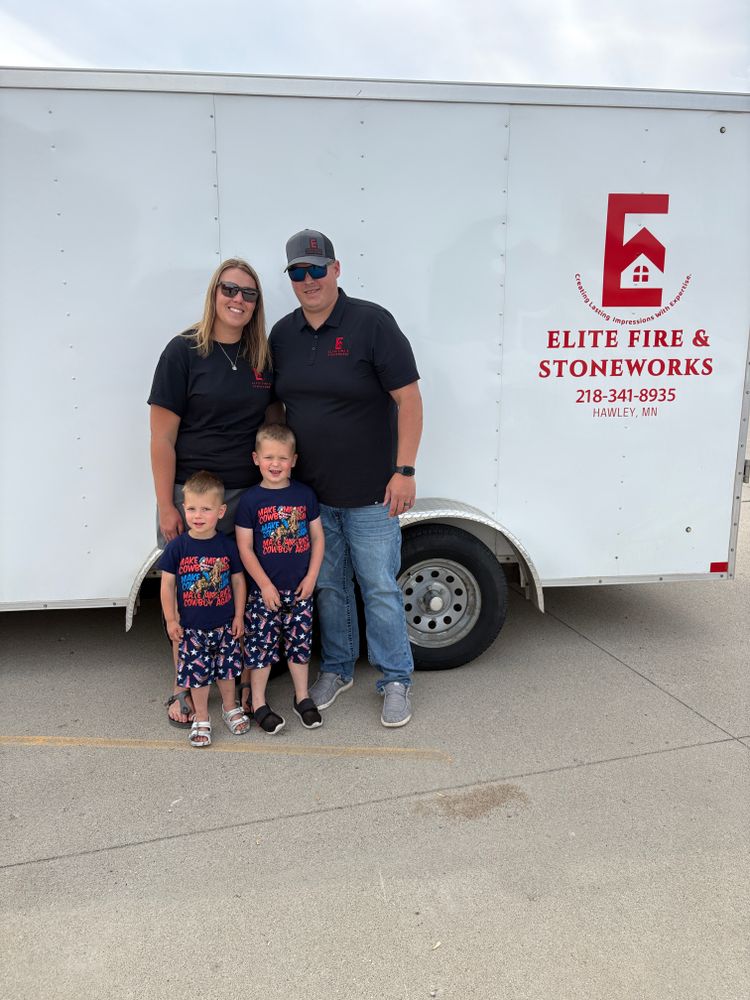 Elite Fire & Stoneworks team in Hawley, MN - people or person