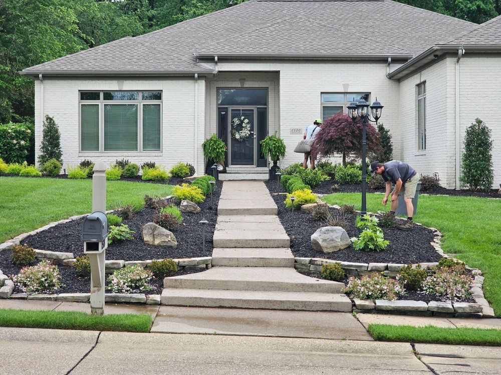 Landscape Management, Softscaping, and Hardscaping for The Grass Guys CLC, LLC. in Evansville, IN