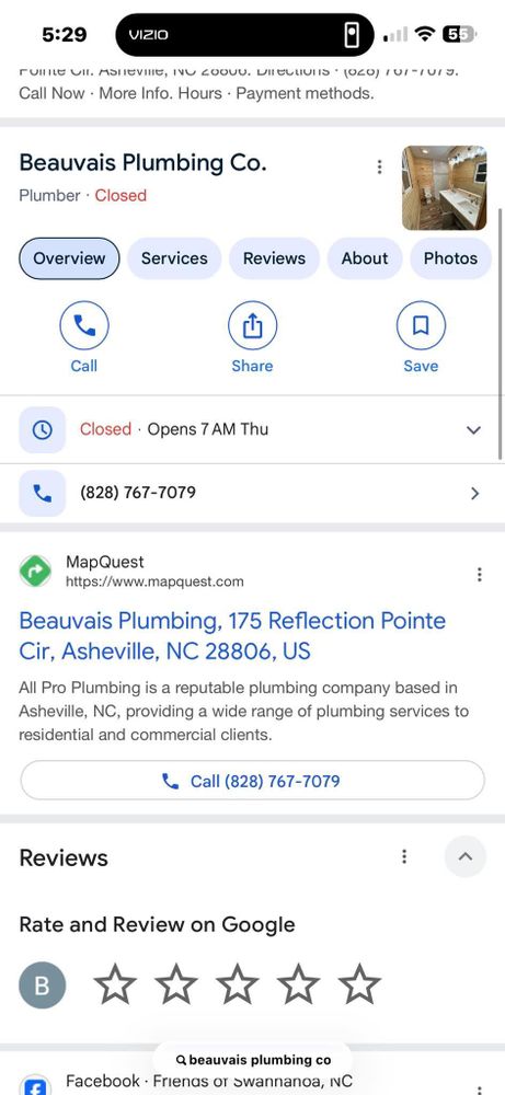 All Photos for Beauvais Plumbing Co. in Asheville, NC