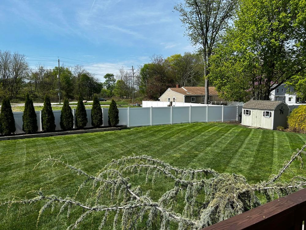 Our professional mowing service ensures a pristine lawn with precise cuts, regular maintenance, and expert care to enhance the overall beauty of your property while saving you time and effort. for Sanchez Home Services in Pompton Lakes, NJ