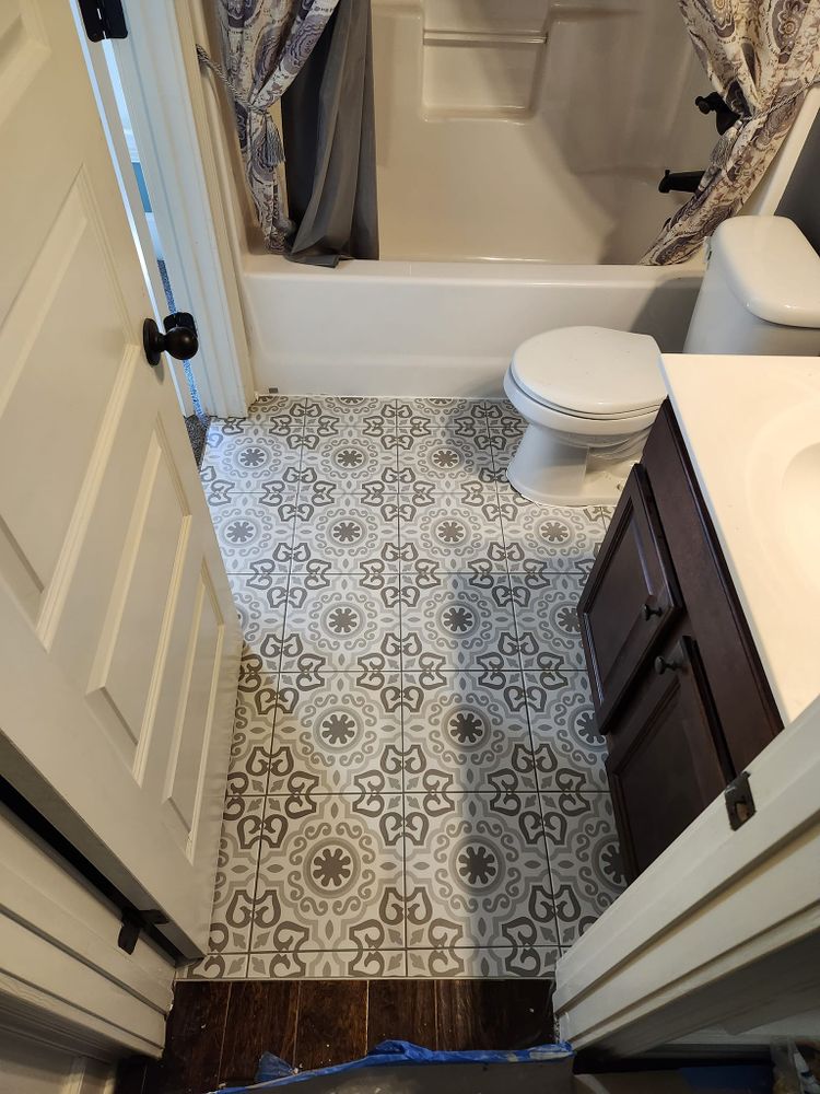 We offer professional tiling services that can transform your home into a beautiful, modern space. Our experienced team will ensure quality results with high-quality materials. for Gunderson & Ranieri Remodeling & Rentals in Columbia,  SC