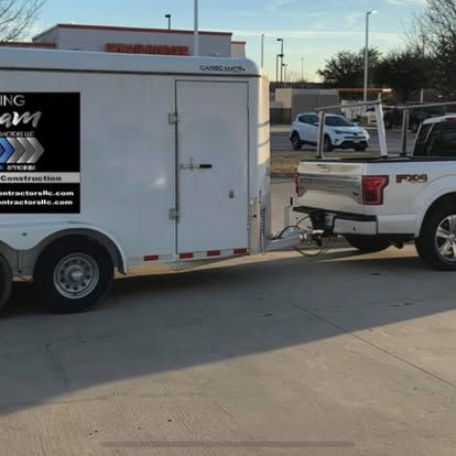 Our Trailer Rentals service provides homeowners with convenient, reliable trailers for transporting materials and debris during construction or remodeling projects, ensuring efficiency and flexibility without the need for permanent storage solutions. for Living Stream Renovations LLC in Dallas, TX