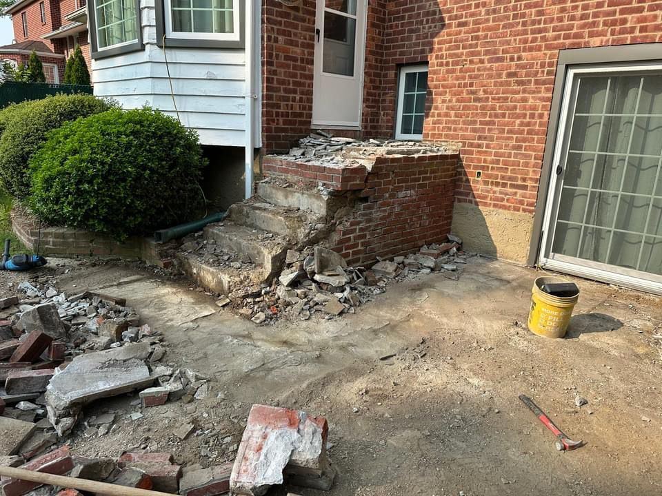 Step/stairs repairs and rebuilds for All For U Roofing & Masonry in Boston, MA