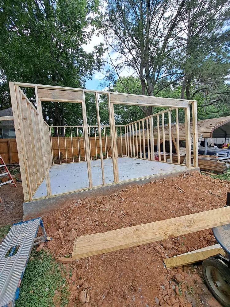 Sheds and garages for Rick's creative home improvement and repair in Atlanta, GA