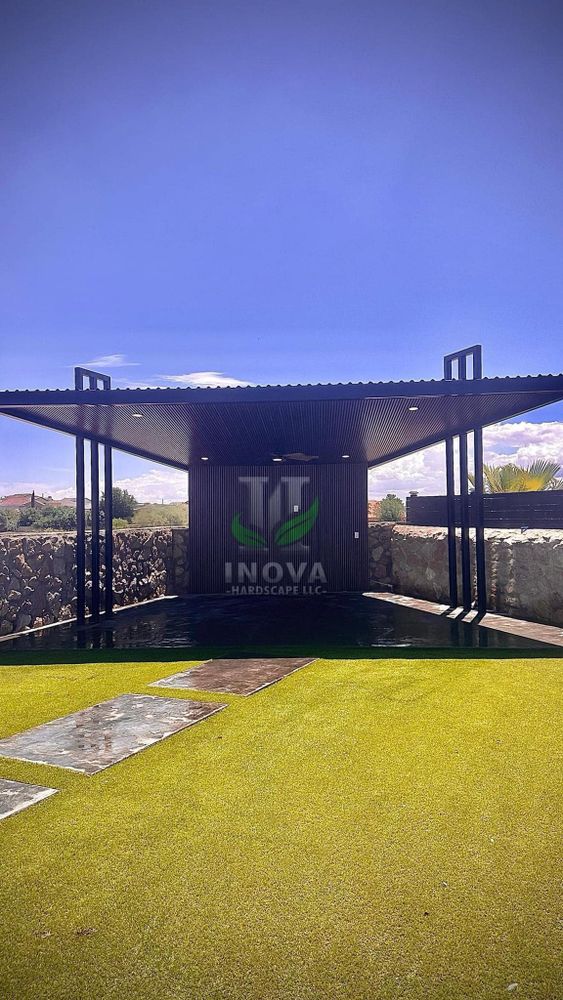 Transform your outdoor space with our Custom Patios service. We specialize in designing and installing beautiful and durable paver patios tailored to enhance your home's landscape and fit your lifestyle. for Inova Hardscape in El Paso, TX