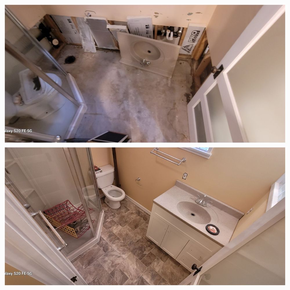 Bathroom remodels for Dawson Remodeling in Lake Stevens, WA