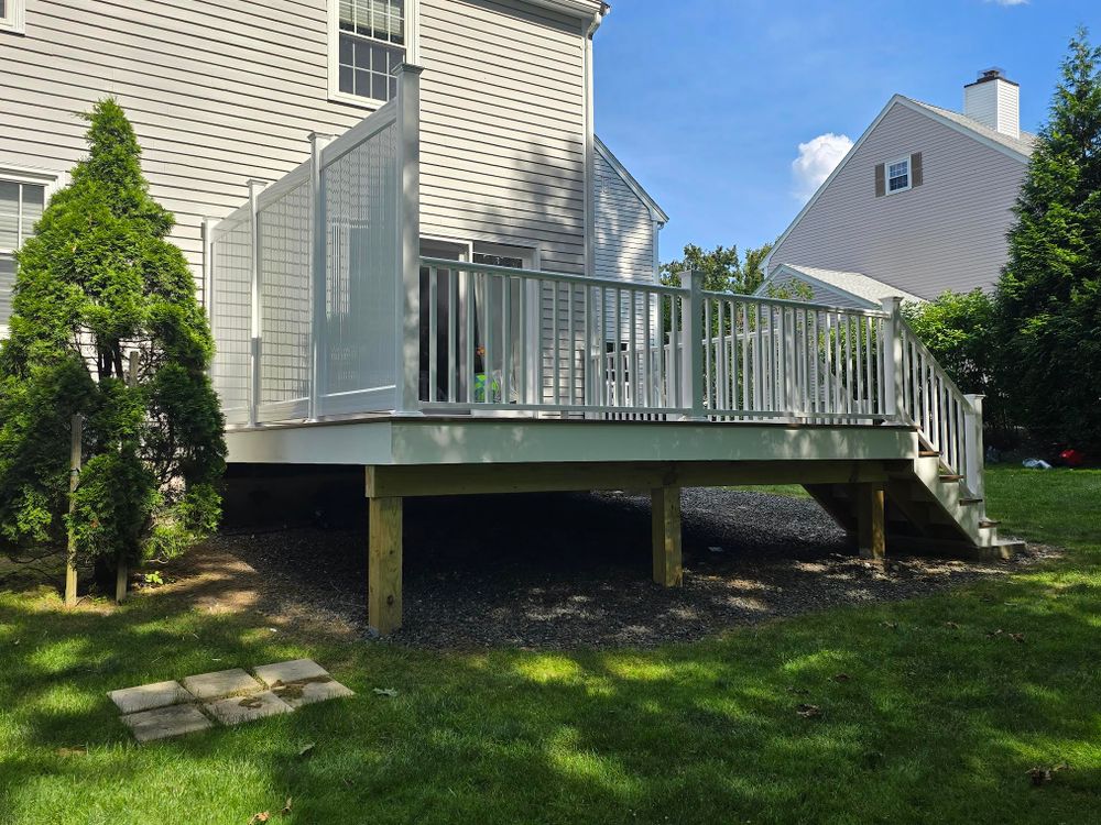 Our Deck Repair service restores worn-out or damaged decks, ensuring safety, longevity, beauty to your outdoor space with quality craftmanship by experienced professionals at competitive rates for ultimate customer satisfaction. for Jainer and Sons Inc. in Worcester, MA