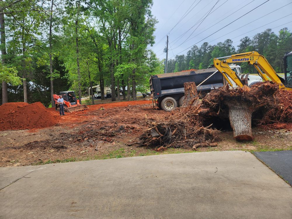 Excavating for Tri Services in Milledgeville, GA