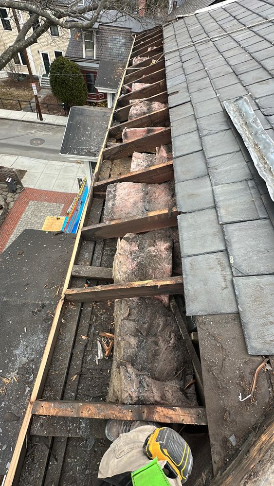 Slate Roofing repairs and replacements for All For U Roofing & Masonry in Boston, MA