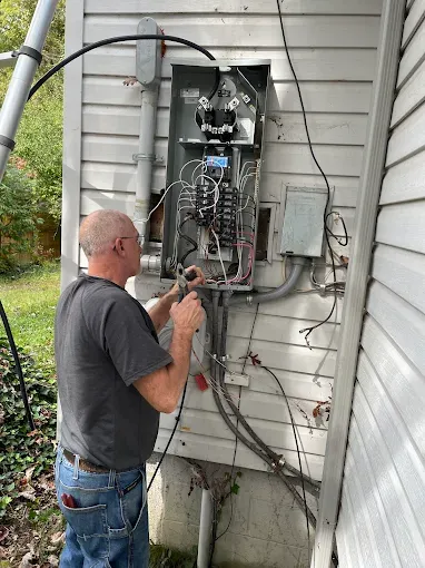 Our Wiring and Rewiring service ensures your home's electrical system is safe and efficient, replacing outdated wiring to prevent hazards while enhancing energy delivery for modern appliances. Trust our experts for reliable installations. for Bluegrass Electrical LLC in Marshall, NC