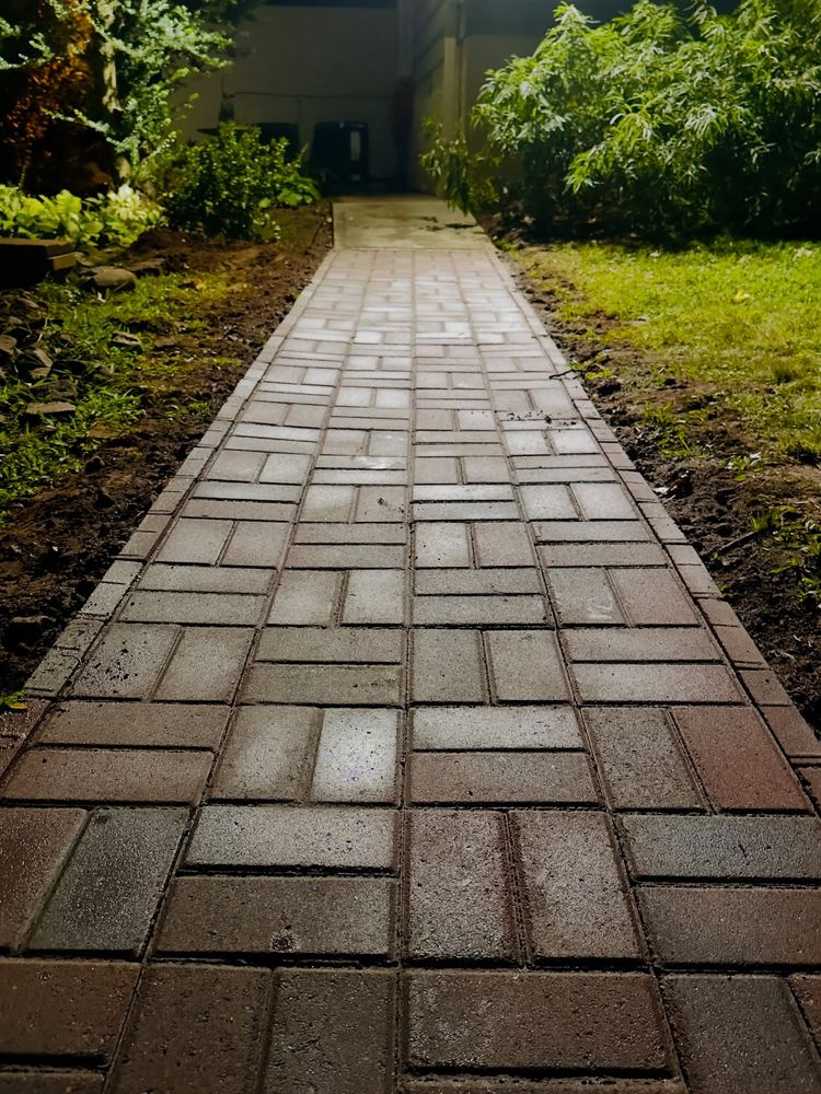 Enhance your home's curb appeal with our professional power washing services, effectively removing dirt, mold, and grime from driveways and patios for a pristine outdoor environment. for LGZ Landscaping LLC in Belleville, NJ