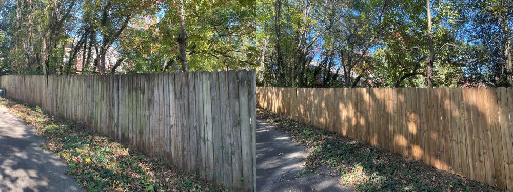 Restore your fence’s beauty with our professional cleaning service, removing dirt, algae, and stains safely. Explore our other pressure washing services to keep your entire property fresh and clean. for Roanokes #1 Choice for Premium Pressure Washing in Roanoke, VA