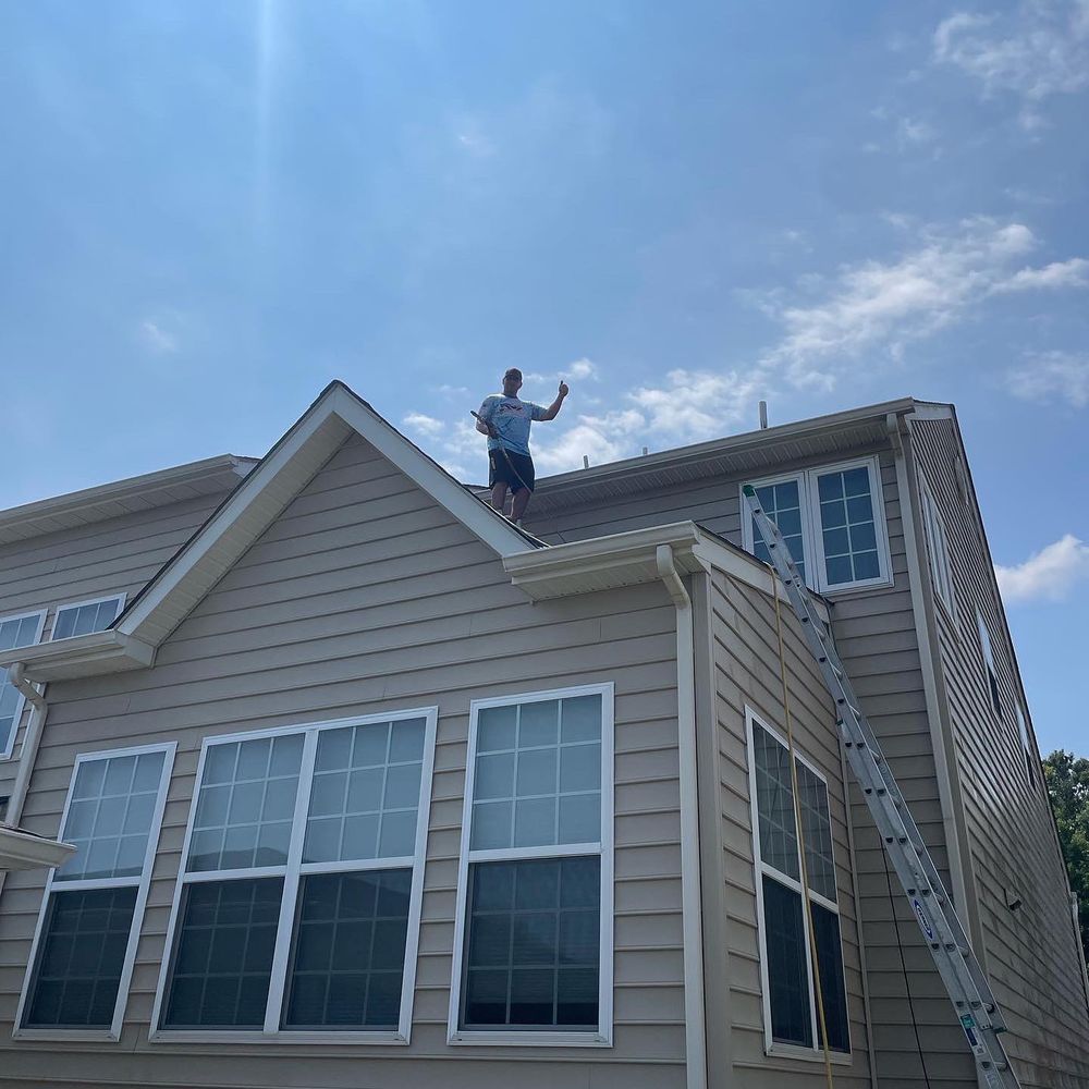 Our Gutter Cleaning service ensures the removal of debris and buildup, preventing clogs and potential water damage to your home's foundation. for Freedom Exterior LLC in Perry Hall, MD