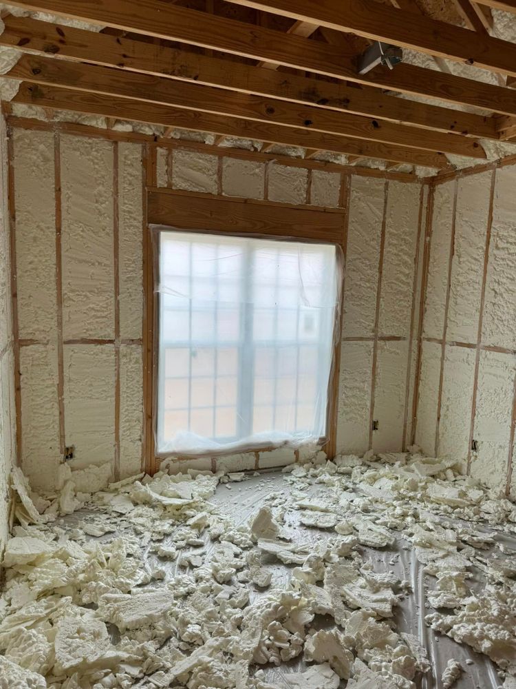 Our Spray Foam Insulation service enhances energy efficiency, reduces utility costs, and provides superior comfort by sealing air leaks, ensuring a durable and eco-friendly solution for your home’s insulation needs. for Perez Foam & Contracting in Reidsville, GA