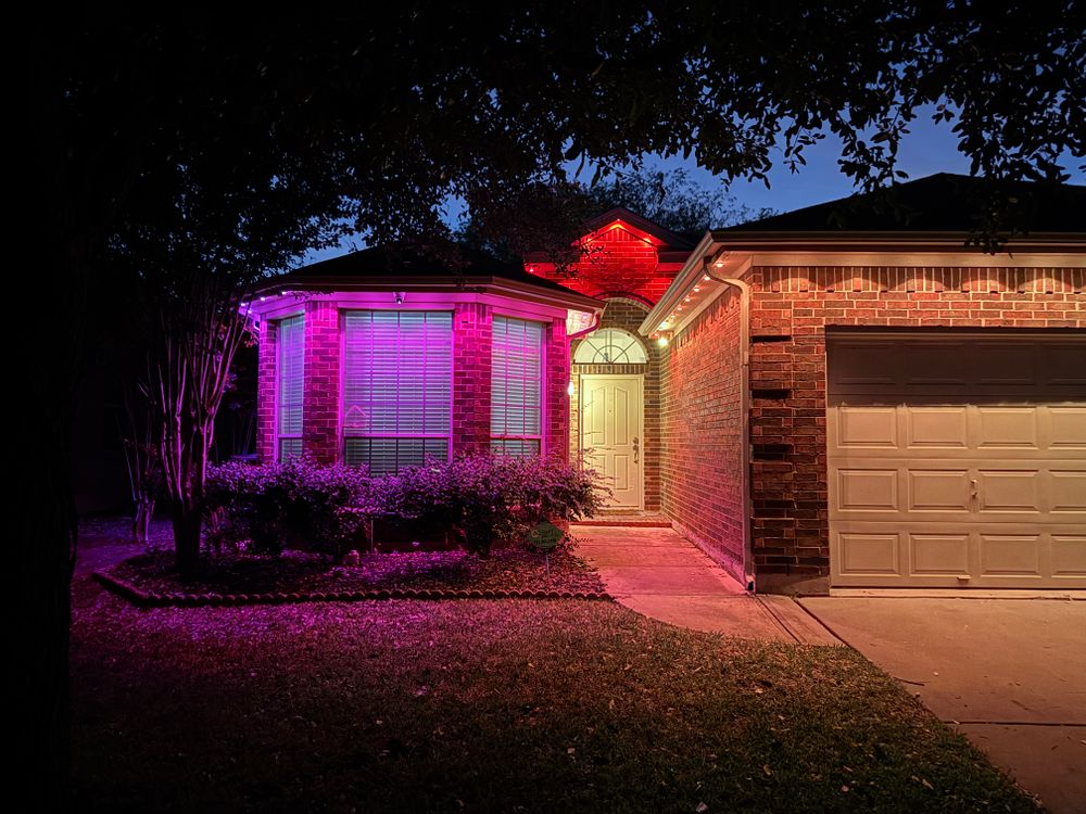 Permanent Holiday Lighting  for Light It Up AV and Turf in Keller, TX
