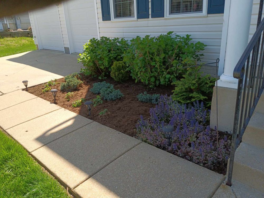 Landscape Design/Mulching for Sam I AM Property Solutions in Sunderland, MD