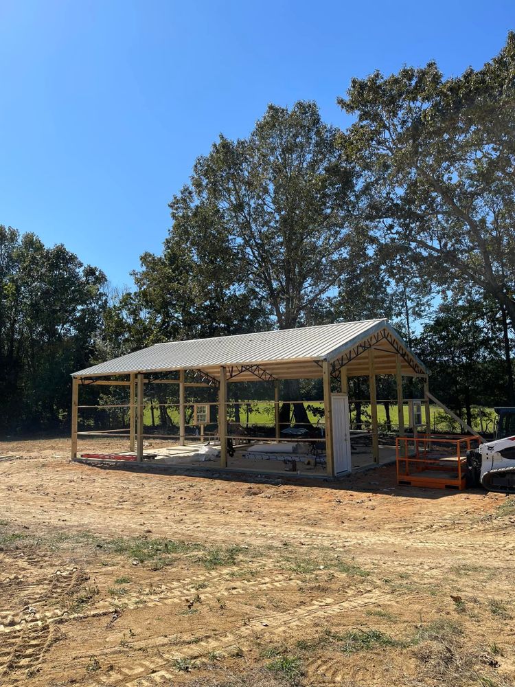 Steel Construction for Teague Construction in Ramer, TN