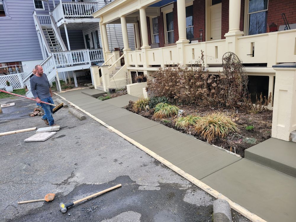 Our Concrete Repair service revitalizes damaged surfaces, enhancing durability and appearance. We professionally restore driveways, patios, and walkways with precision to ensure safety and curb appeal for your home. for C&T Concrete in Frederick, MD