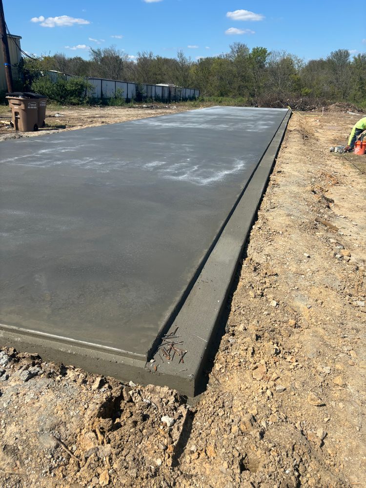 Concrete slabs for T & C Metal Builders in Northeast, TX